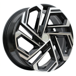 Alu kola Racing Line FBX345, 19x7.5 5x114.3 ET51, černá + leštění (zátěžová)