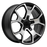 Alu kola Racing Line FBX372, 18x8 5x127 ET35, černá matná + leštění