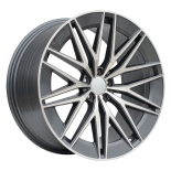 Alu kola Racing Line FBX387, 21x11 5x112 ET47, šedivá + leštění (zátěžová)