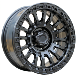 Alu kola Racing Line FBX462, 17x8.5 5x127 ET-6, černá matná (zátěžová)