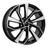 Alu kola Racing Line FBX507, 19x8 5x112 ET39, černá + leštění