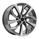 Alu kola Racing Line FBX507, 19x8 5x112 ET39, šedivá + leštění
