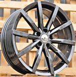 Alu kola Racing Line FBX544, 19x8 5x112 ET44, Šedivá
