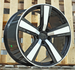Alu kola Racing Line FC021, 22x10 5x130 ET48, černá + leštění (zátěžová)