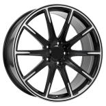 Alu kola Racing Line FMB23, 22x10 5x130 ET30, černá + leštění (zátěžová)