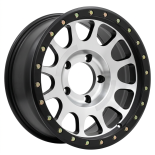 Alu kola Racing Line H1002B, 17x8.5 5x150 ET, černá matná + leštění