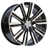 Alu kola Racing Line H3091F, 22x9.5 5x120 ET45, černá + leštění (zátěžová)