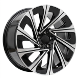 Alu kola Racing Line H3141F, 19x9.5 5x112 ET51, černá + leštění (zátěžová)