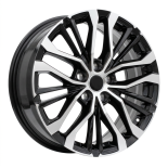 Alu kola Racing Line H3272F, 18x7 5x114.3 ET35, černá + leštění