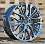 Alu kola Racing Line H3272F, 18x7 5x114.3 ET35, titanová metalíza