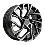 Alu kola Racing Line H3318F, 17x7 5x114.3 ET51, černá + leštění