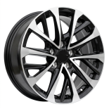 Alu kola Racing Line H3320F, 17x7.5 5x114.3 ET40, černá + leštění