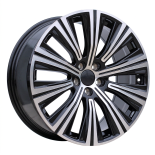 Alu kola Racing Line H3337F, 19x8.5 5x108 ET47, černá + leštění
