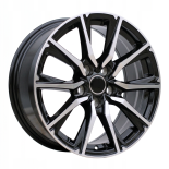 Alu kola Racing Line H3347F, 17x7.5 5x114.3 ET40, černá + leštění