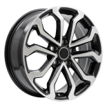 Alu kola Racing Line H3349F, 17x6.5 5x114.3 ET35, černá + leštění