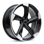 Alu kola Racing Line H3388F, 17x7.5 5x112 ET40, černá + leštění
