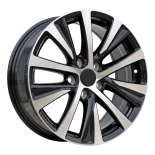Alu kola Racing Line H3413F, 17x7.5 5x114.3 ET40, černá + leštění