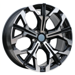 Alu kola Racing Line H3457F, 18x8 5x112 ET27, černá + leštění