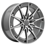 Alu kola Racing Line H3500F, 19x9.5 5x112 ET43, šedivá + leštění