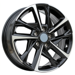 Alu kola Racing Line H3535F, 17x7 5x114.3 ET51, černá + leštění