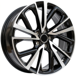 Alu kola Racing Line H3568F, 19x7 5x114.3 ET35, černá + leštění