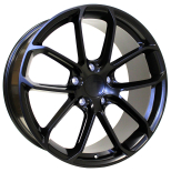 Alu kola Racing Line H5084, 20x7.5 5x130 ET32, černá matná (zátěžová)