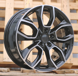 Alu kola Racing Line H593, 16x7 5x100 ET45, černá + leštění
