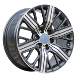 Alu kola Racing Line H965D, 20x8.5 6x139.7 ET25, šedivá + leštění (zátěžová)