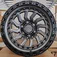 Alu kola Racing Line H973D, 17x9 6x139.7 ET, černá matná (zátěžová)