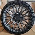 Alu kola Racing Line H975D, 17x9 6x139.7 ET, černá matná (zátěžová)