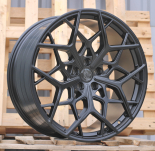 Alu kola Racing Line HF5210, 22x10 5x120 ET40, saténová černá (zátěžová)