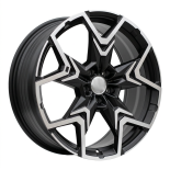 Alu kola Racing Line HF5223, 20x8 5x112 ET46, černá matná + leštění (zátěžová)