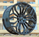 Alu kola Racing Line HF5225, 22x10 5x120 ET38, černá lesklá (zátěžová)