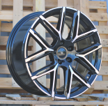 Alu kola Racing Line HF736, 18x8 5x112 ET42, černá + leštění