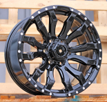 Alu kola Racing Line I0215B, 18x8.5 6x139.7 ET25, černá lesklá (zátěžová)