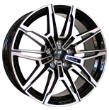 Alu kola Racing Line I0294, 19x9 5x120 ET40, černá + leštění (zátěžová)