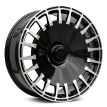 Alu kola Racing Line I0343, 19x8.5 5x112 ET36, černá + leštění