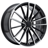 Alu kola Racing Line I0383, 19x8 5x112 ET45, černá + leštění