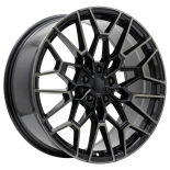 Alu kola Racing Line I0384, 19x8.5 5x120 ET33, černá + tmavé leštění