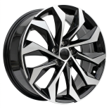 Alu kola Racing Line I1139, 19x8 5x112 ET41, černá + leštění