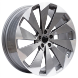 Alu kola Racing Line I1141, 21x9 5x112 ET42, šedivá + leštění (zátěžová)