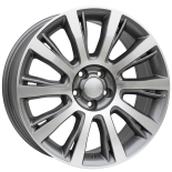 Alu kola Racing Line I2102, 21x9.5 5x120 ET49, šedivá + leštění