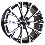 Alu kola Racing Line I5170, 19x8.5 5x112 ET40, černá + leštění