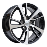 Alu kola Racing Line I5300, 17x7 5x114.3 ET35, černá + leštění