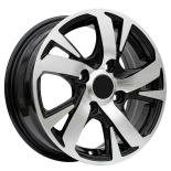 Alu kola Racing Line I5391, 14x5.5 4x114.3 ET45, černá + leštění