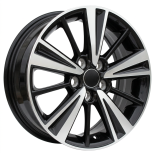Alu kola Racing Line I5449, 15x6 5x100 ET40, černá + leštění