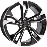 Alu kola Racing Line I5493, 18x8 5x112 ET42, černá + leštění