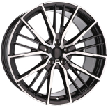 Alu kola Racing Line I5498, 20x8.5 5x120 ET35, černá + leštění