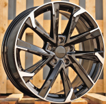 Alu kola Racing Line I5547, 18x7.5 5x114.3 ET40, černá + leštění