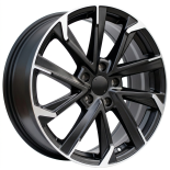 Alu kola Racing Line I5547, 18x7.5 5x114.3 ET40, černá matná + leštění